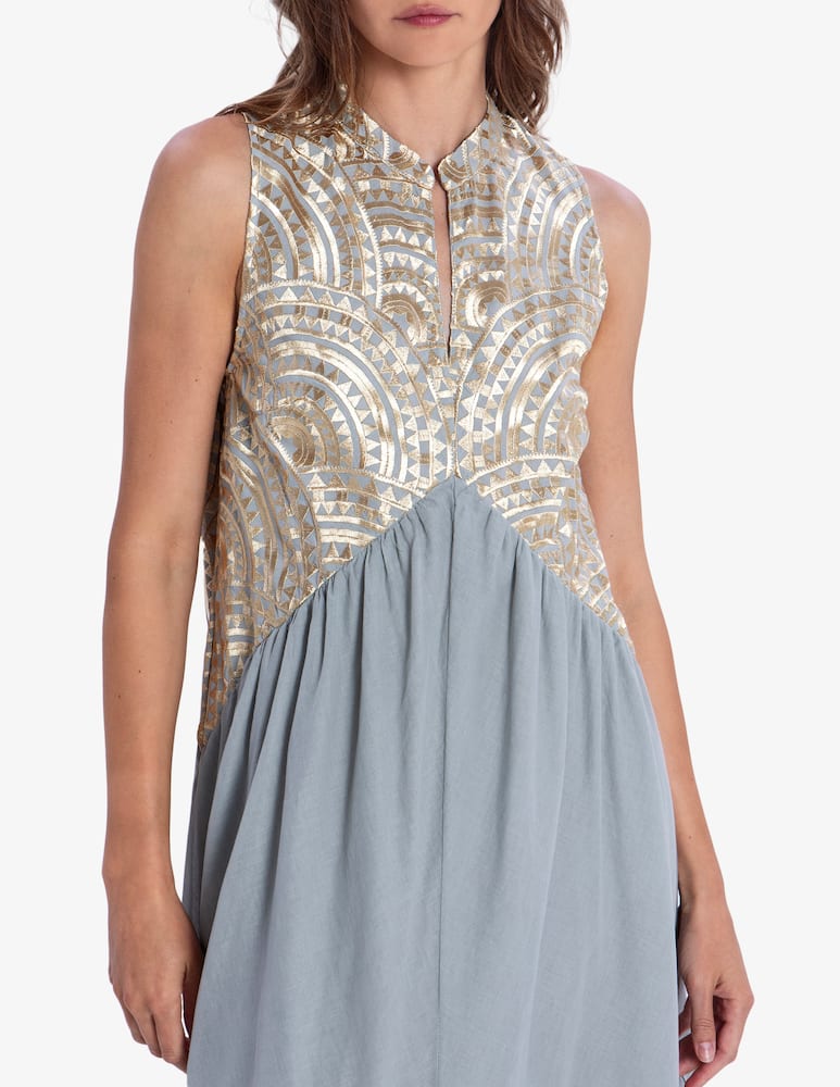 rinascente Greek Archaic Kori Abito lungo smanicato