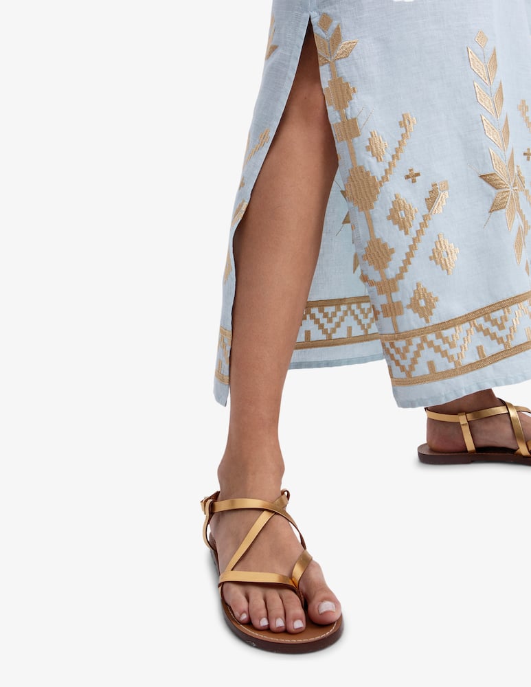 rinascente Greek Archaic Kori Abito maxi con spalline