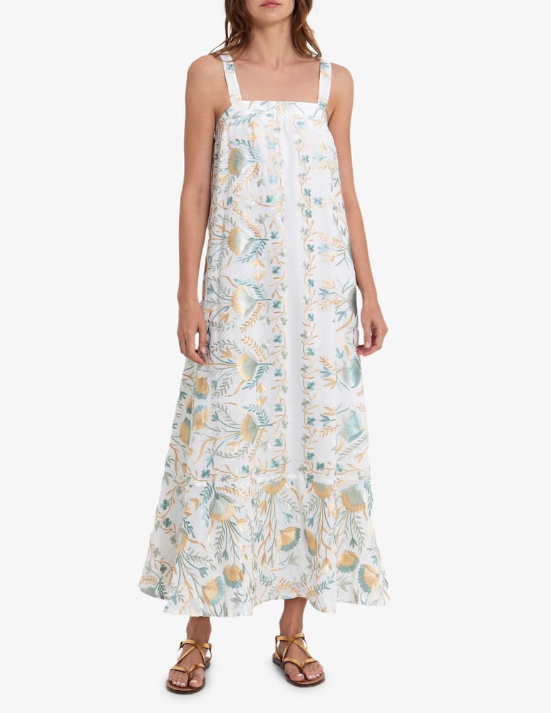 rinascente Greek Archaic Kori Blossom straps dress