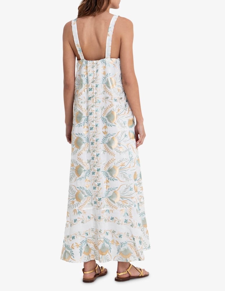 rinascente Greek Archaic Kori Blossom straps dress