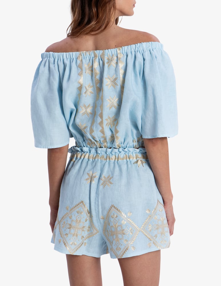 rinascente Greek Archaic Kori Lefkada strapless set