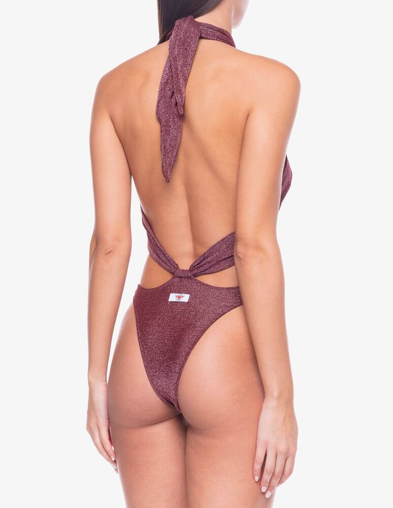 rinascente Bikini Lovers Twist halter one-piece swimsuit