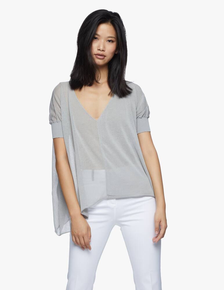 rinascente Sarah Pacini Maglione asimmetrico in cotone