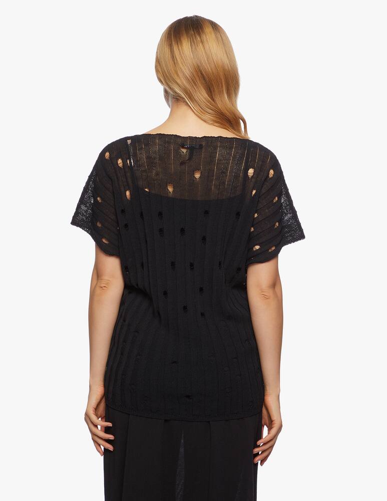 rinascente Sarah Pacini Maglione con scollo a V in lino