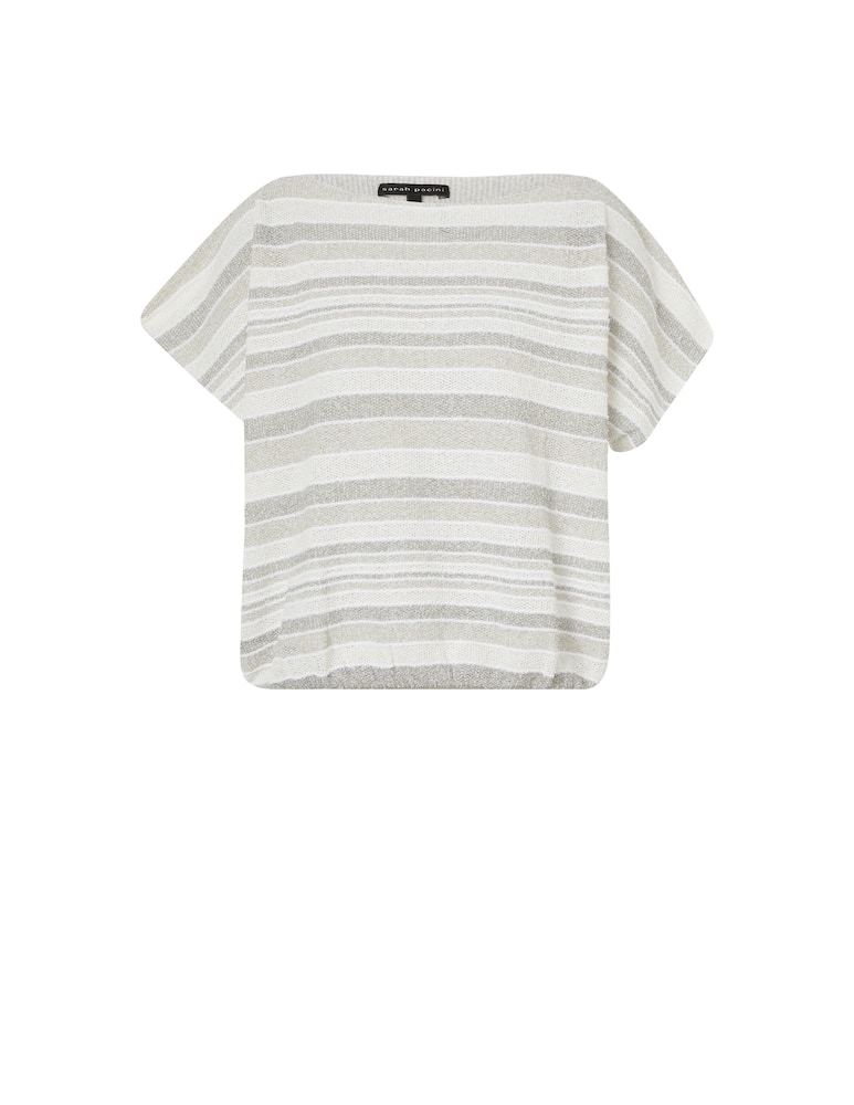 Sarah Pacini Short sleeve crewneck sweater - picture 1 Sarah Pacini Short sleeve crewneck sweater - picture 1