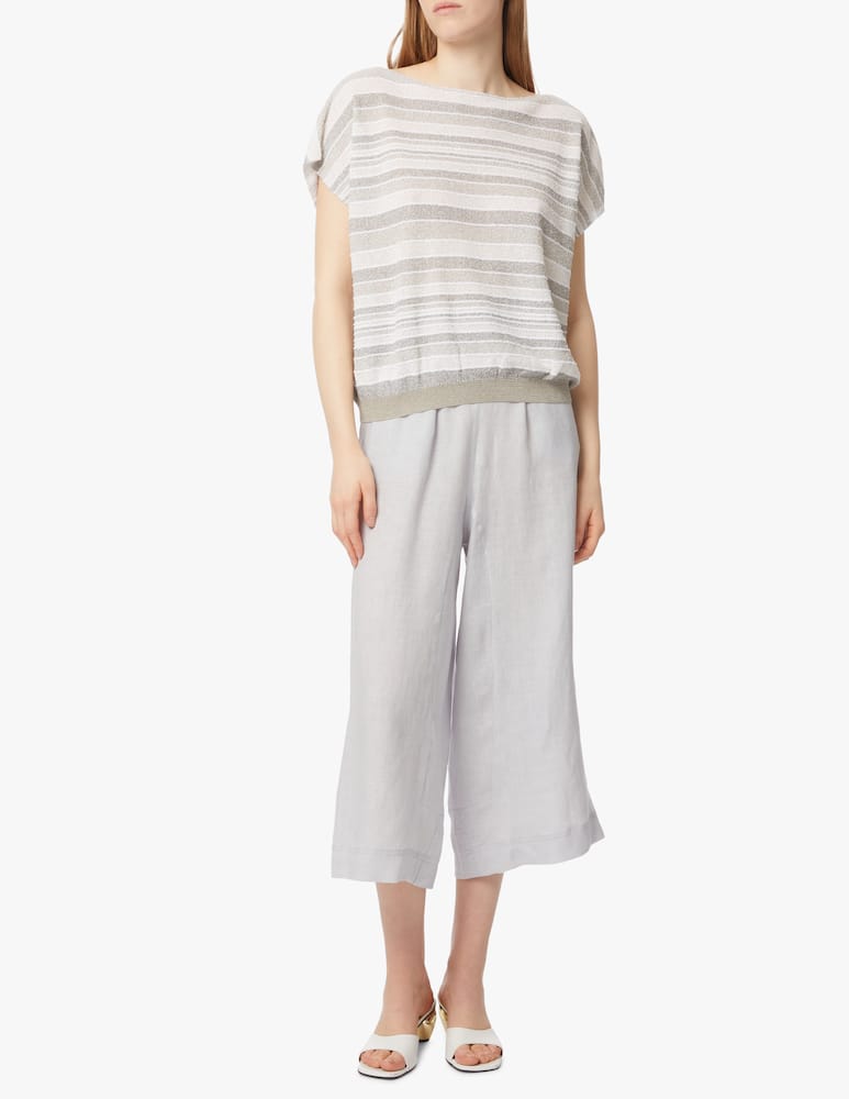 Sarah Pacini Short sleeve crewneck sweater - picture 2 Sarah Pacini Short sleeve crewneck sweater - picture 2
