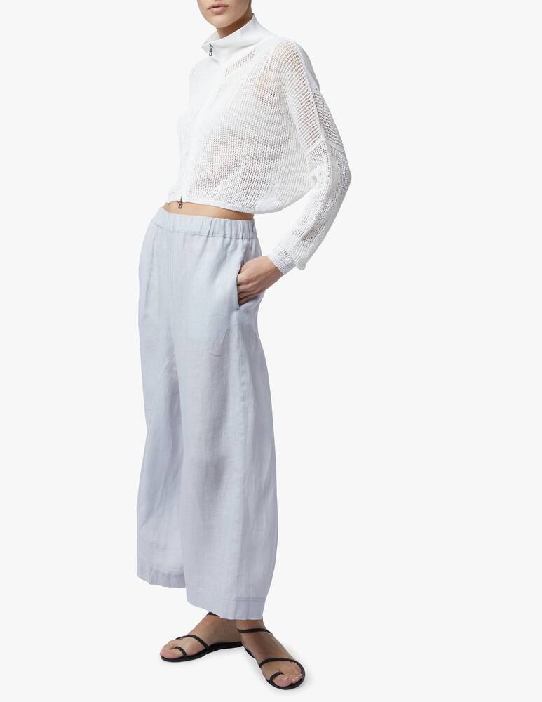 rinascente Sarah Pacini Cardigan traforato in misto lino