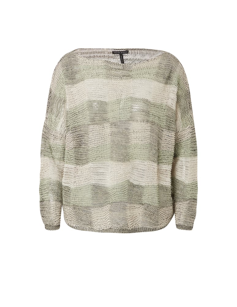rinascente Sarah Pacini Mosaic linen blend sweater