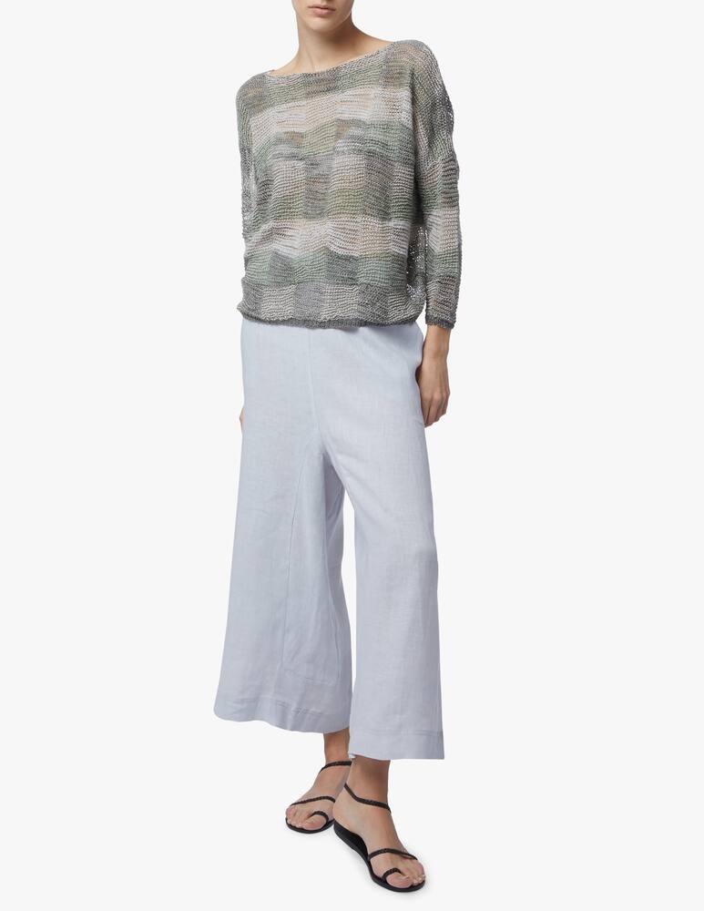 rinascente Sarah Pacini Mosaic linen blend sweater