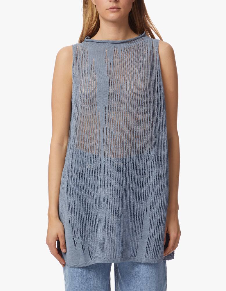 rinascente Sarah Pacini Linen blend mini dress