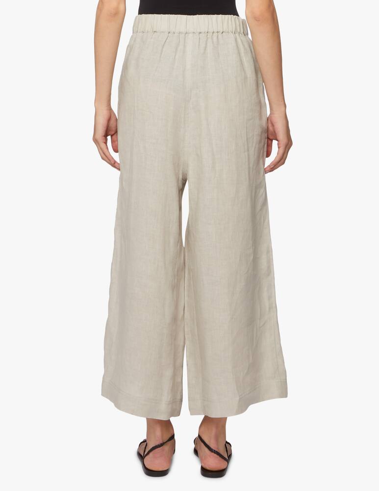 rinascente Sarah Pacini Wide-leg linen trousers