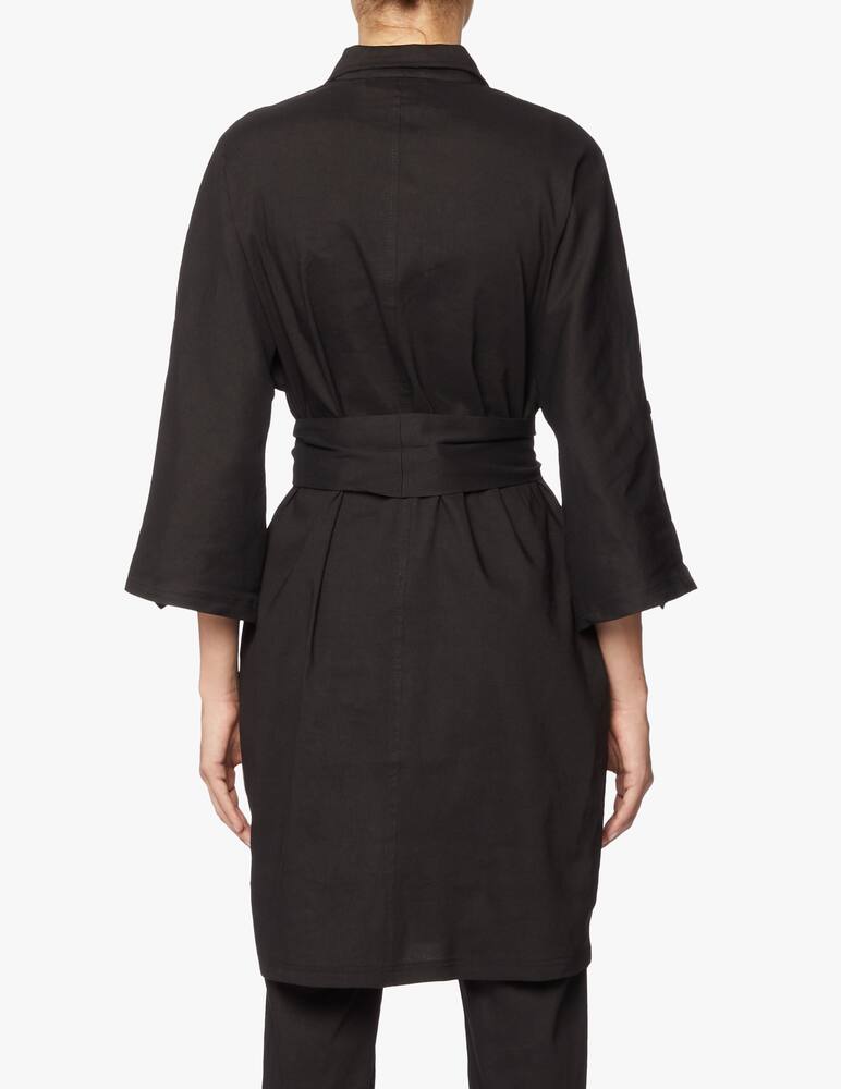 rinascente Sarah Pacini Linen shirt dress