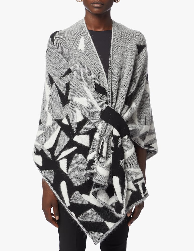 rinascente Sarah Pacini Jacquard poncho