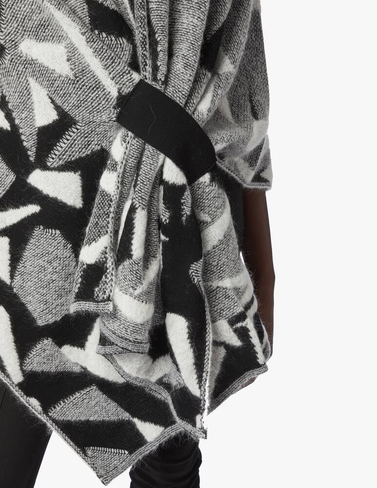 rinascente Sarah Pacini Jacquard poncho
