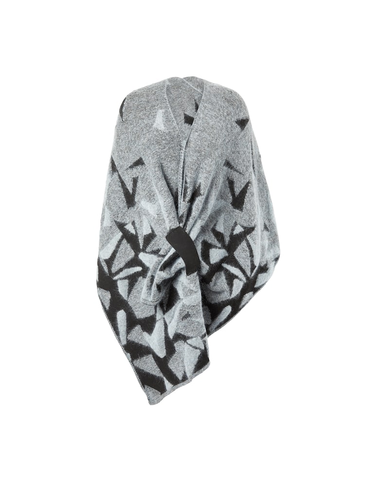 Sarah Pacini Jacquard poncho - picture 1
