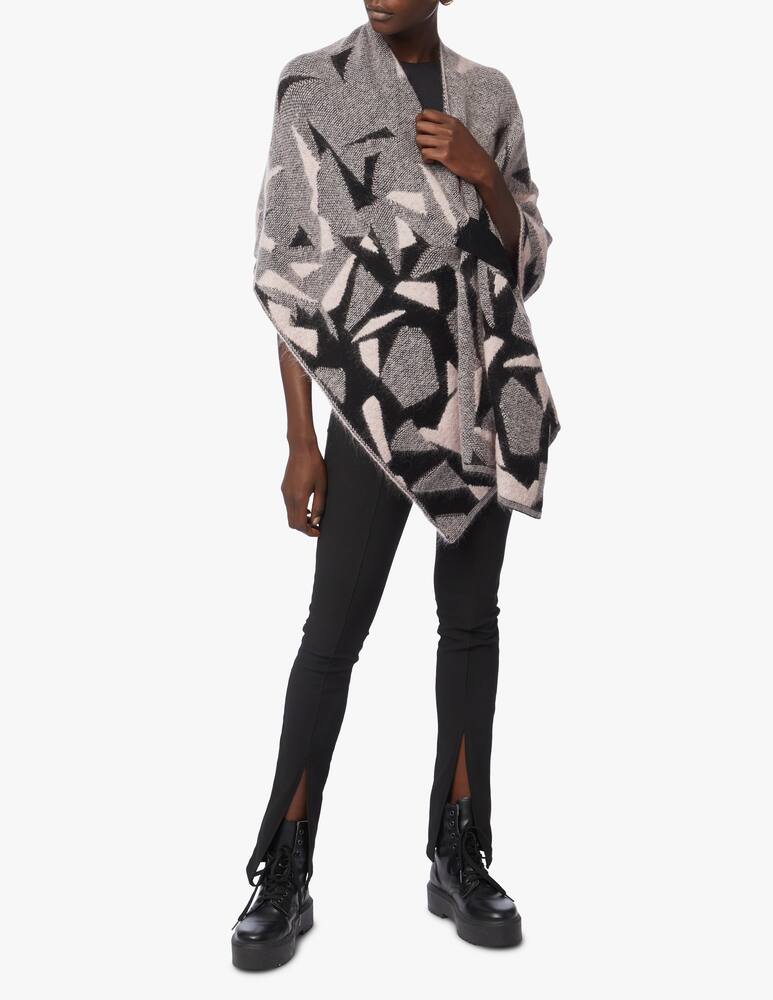 Sarah Pacini Jacquard poncho - picture 2 Sarah Pacini Jacquard poncho - picture 2