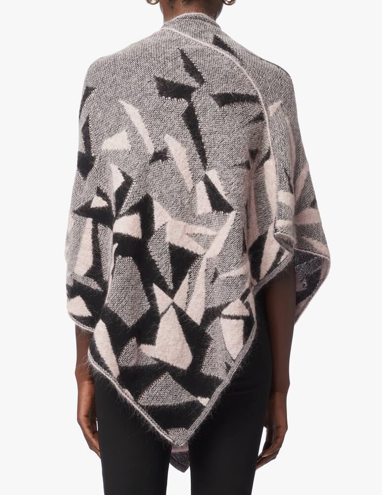 Sarah Pacini Jacquard poncho - picture 3 Sarah Pacini Jacquard poncho - picture 3