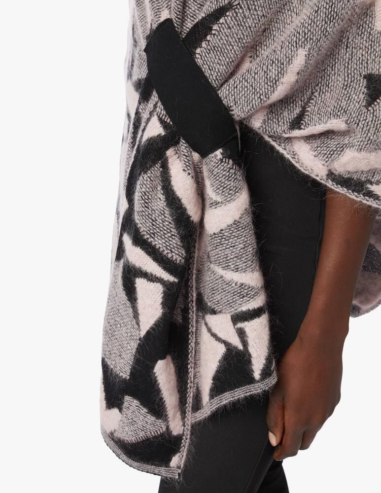 Sarah Pacini Jacquard poncho - picture 5 Sarah Pacini Jacquard poncho - picture 5
