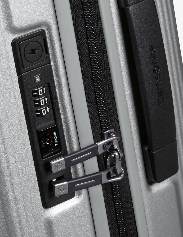 rinascente Samsonite Nuon Spinner 55x20 Exp Bagaglio A Mano - Argento