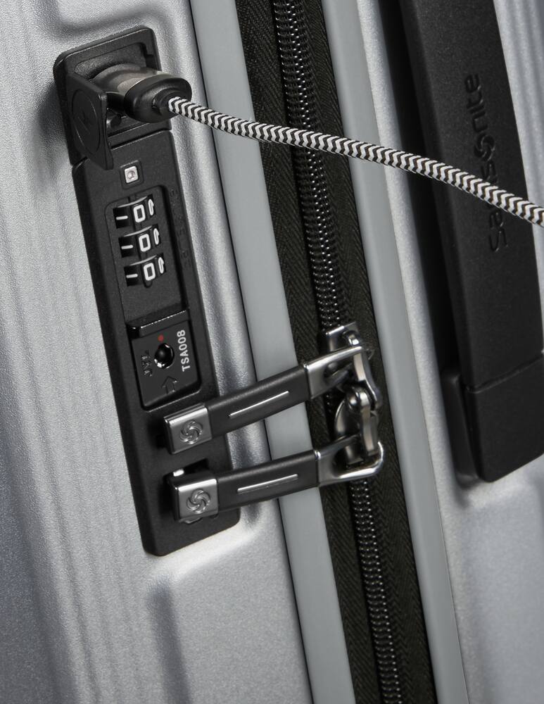 rinascente Samsonite Nuon Spinner 55x20 Exp Bagaglio A Mano - Argento