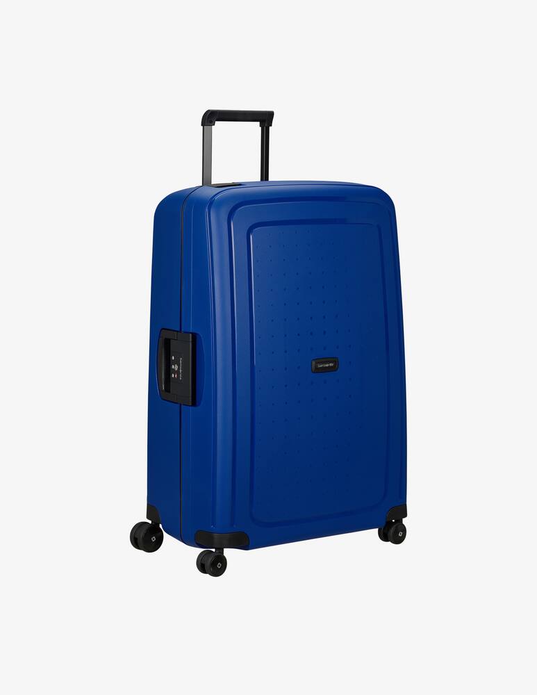 rinascente Samsonite S'Cure Spinner Check In Luggage - Blue