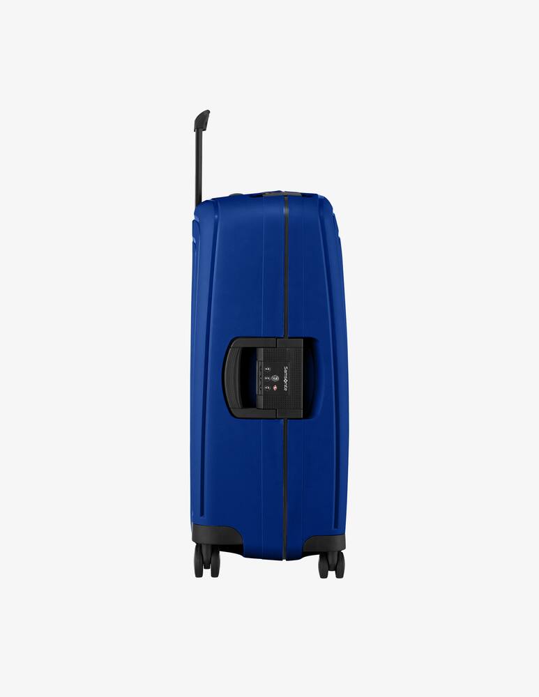 rinascente Samsonite S'Cure Spinner Check In Luggage - Blue