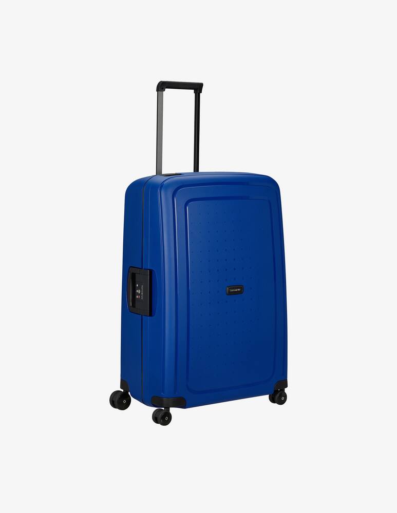 rinascente Samsonite S'Cure Spinner Check In Luggage - Blue