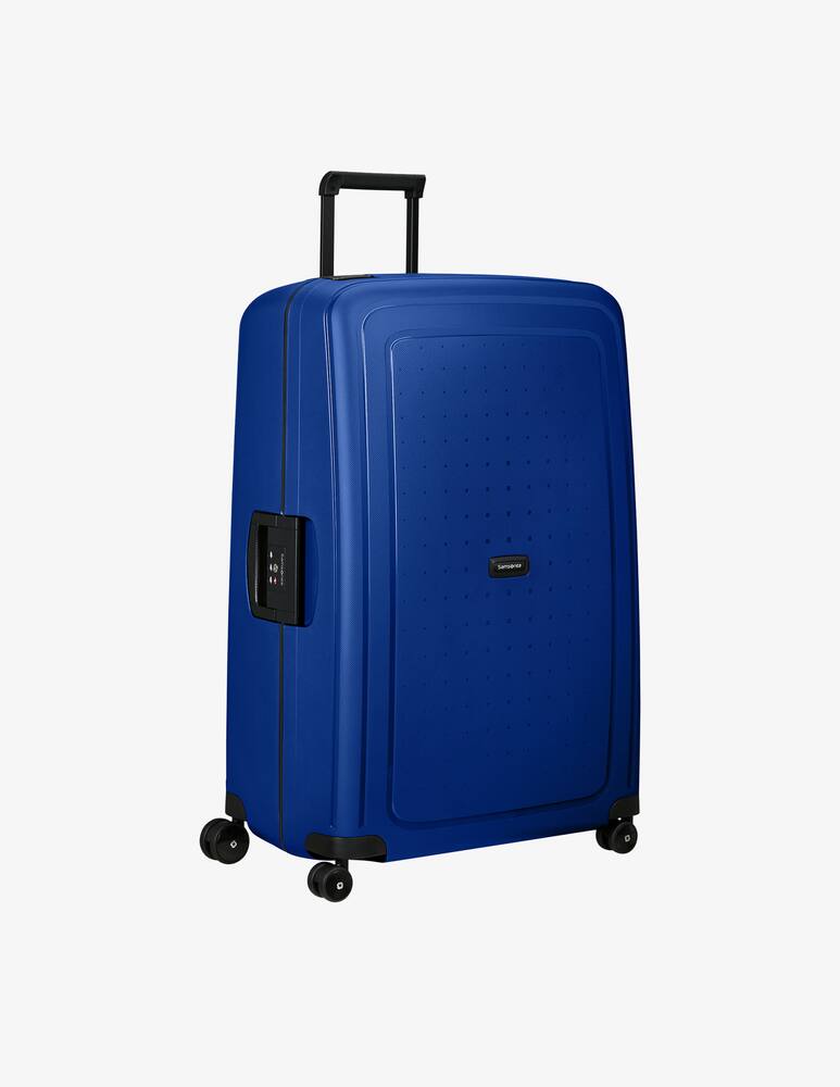rinascente Samsonite S'Cure Spinner Check In Luggage - Blue