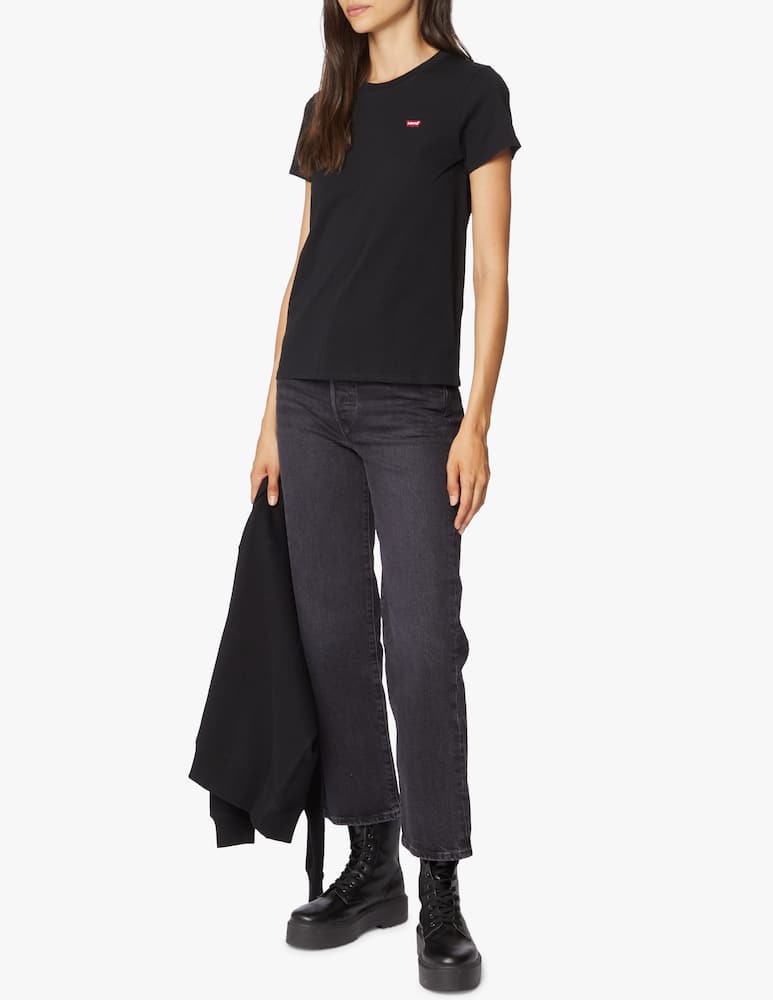 rinascente Levi's T-shirt in cotone con logo - nero