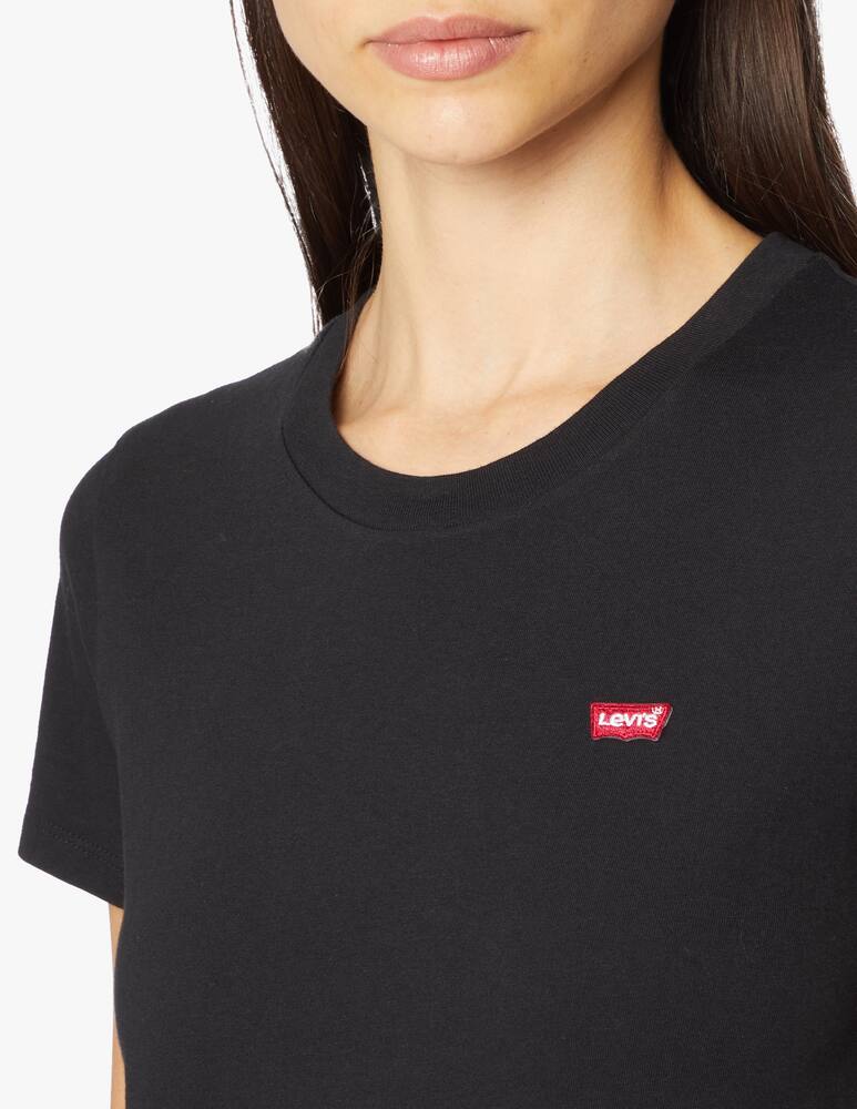 rinascente Levi's T-shirt in cotone con logo - nero