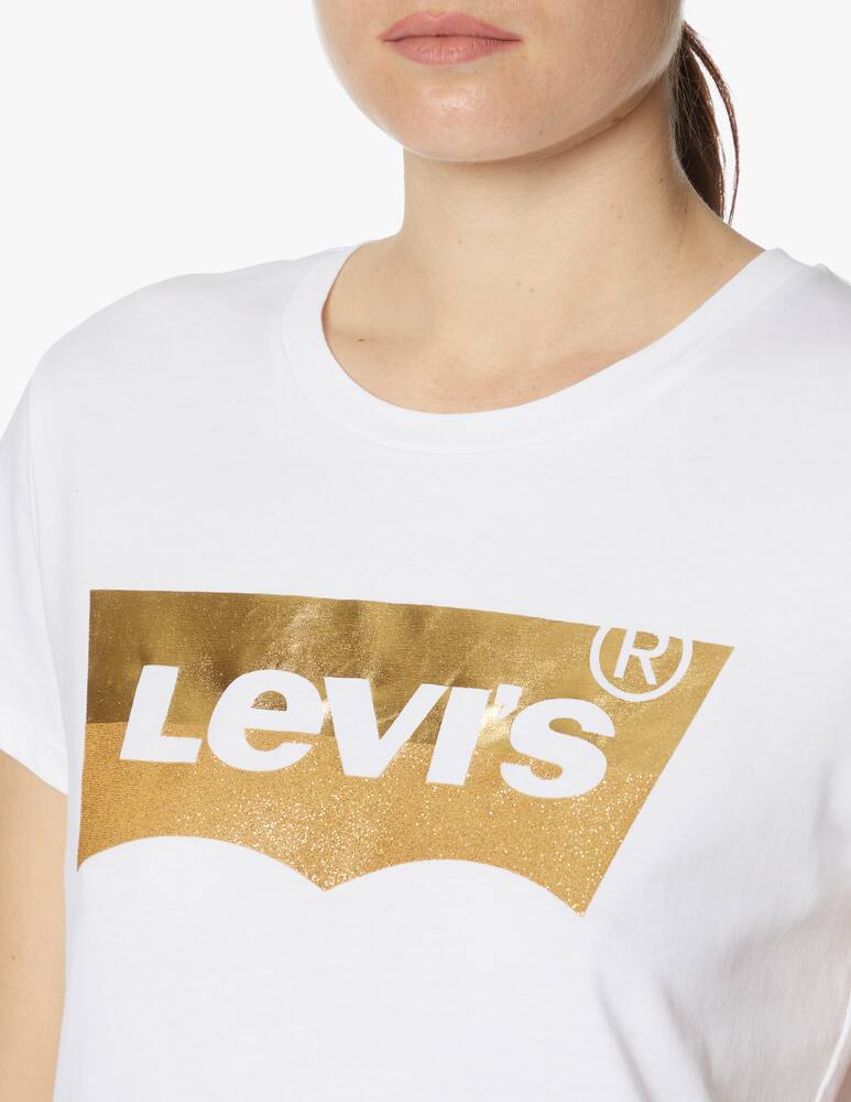 rinascente Levi's T-shirt in cotone con logo - bianco