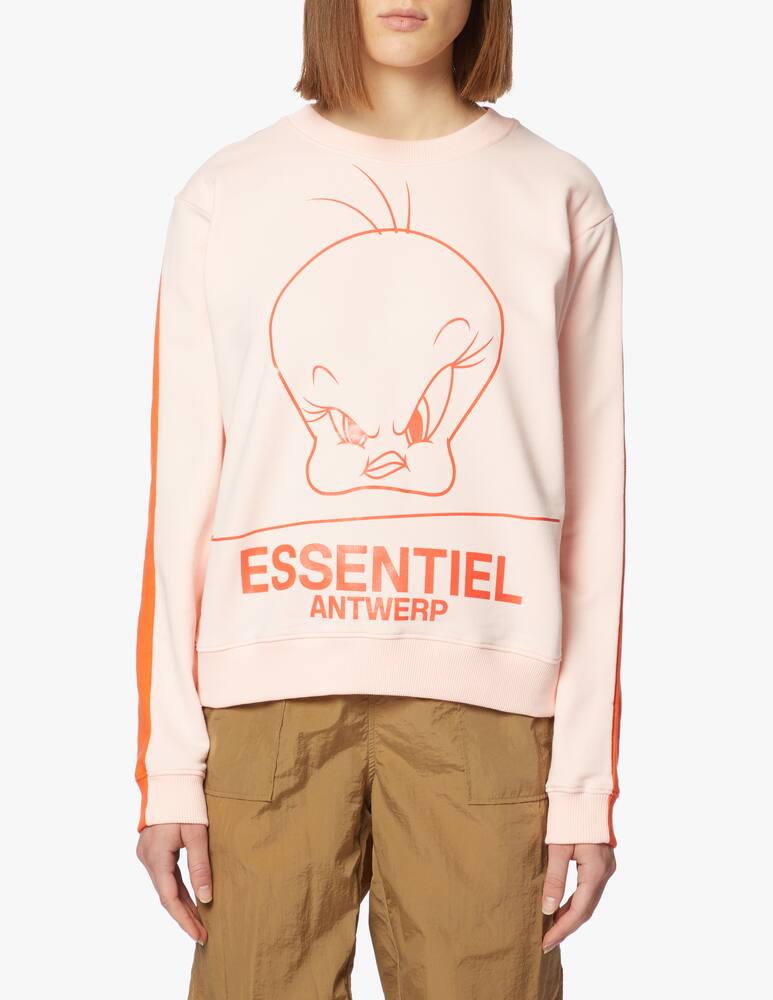 Essentiel Antwerp Bicolor cotton sweatshirt - picture 4 Essentiel Antwerp Bicolor cotton sweatshirt - picture 4