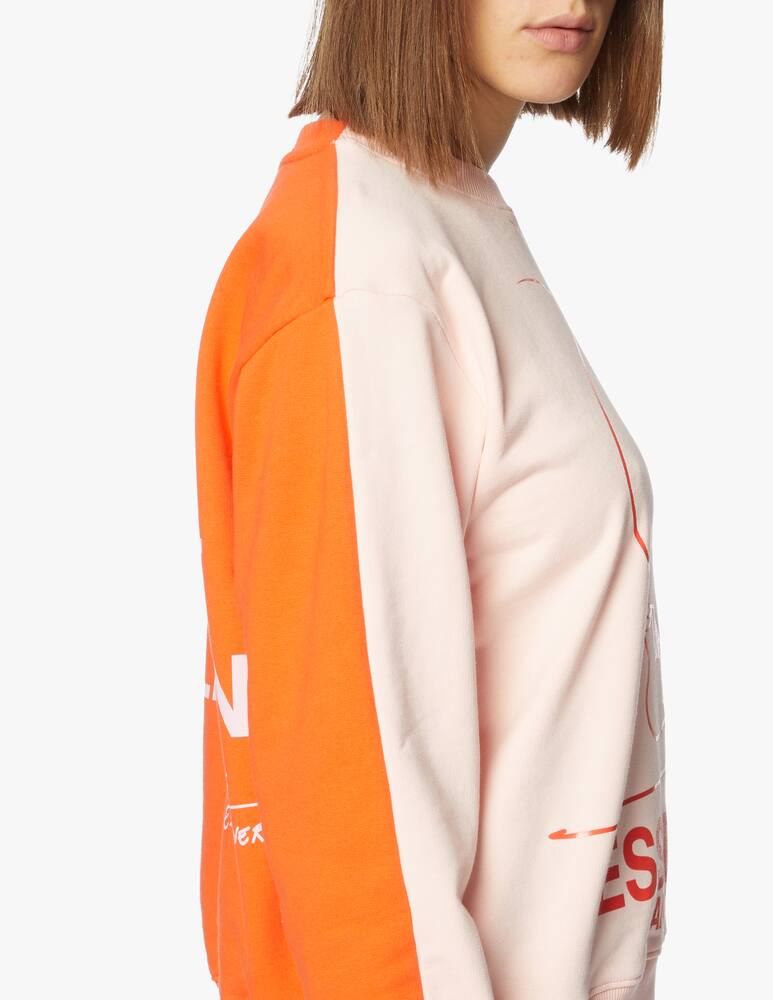 Essentiel Antwerp Bicolor cotton sweatshirt - picture 5 Essentiel Antwerp Bicolor cotton sweatshirt - picture 5