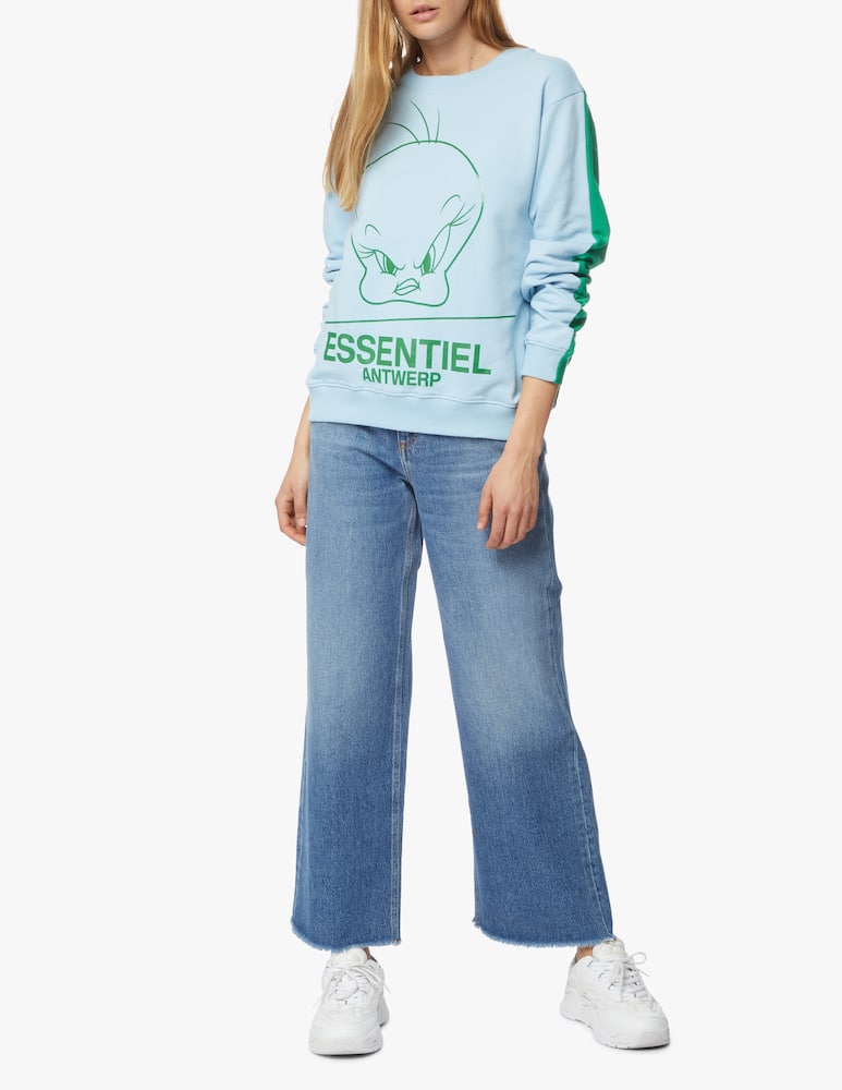 rinascente Essentiel Antwerp Felpa in cotone bicolor 