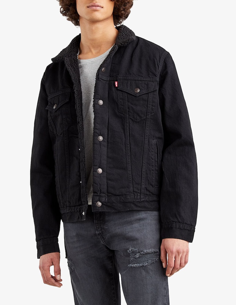 Levi's Giacca sherpa trucker denim - immagine 1 Levi's Giacca sherpa trucker denim - immagine 1