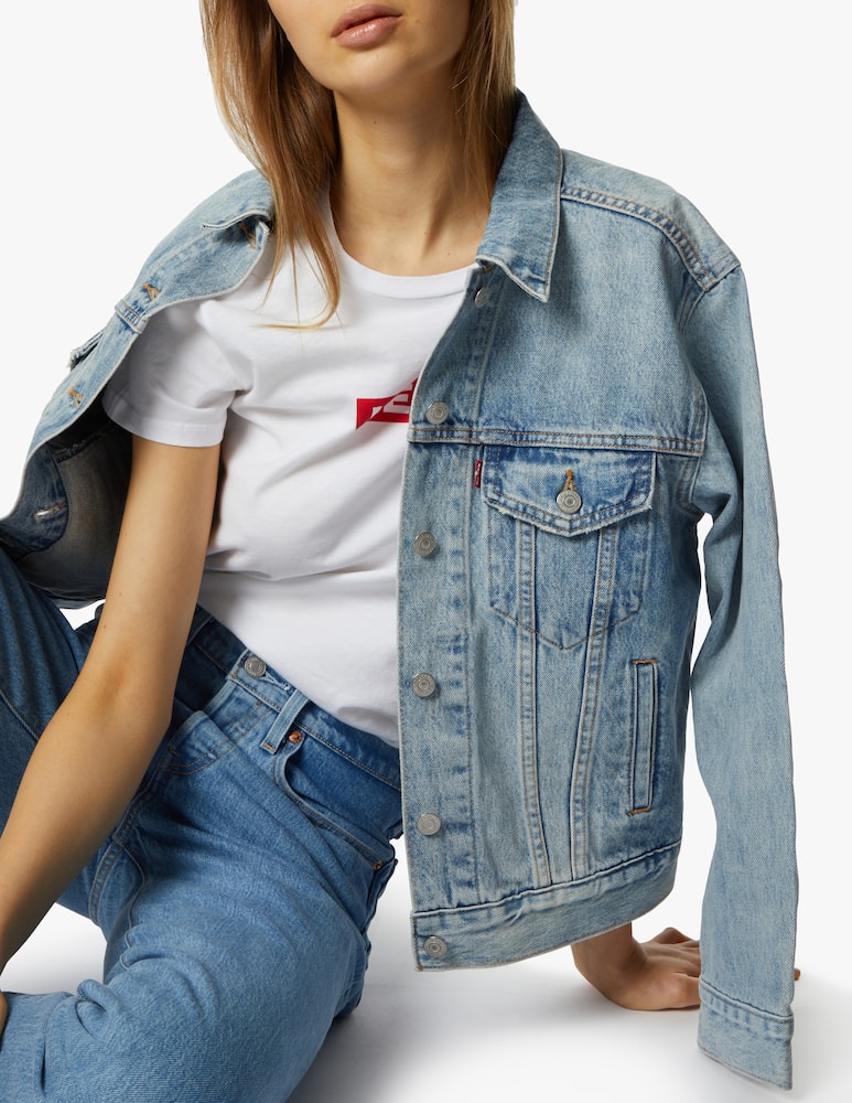 rinascente Levi's Giacca ex-boyfriend trucker in denim 