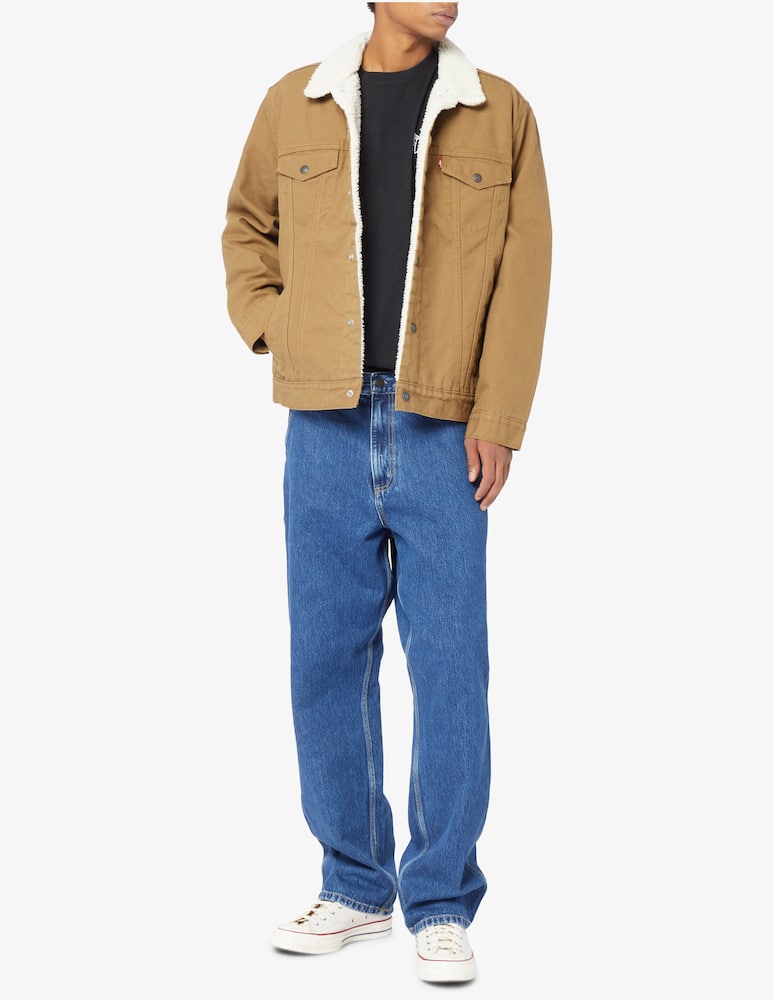 rinascente Levi's Cougar canvas sherpa jacket