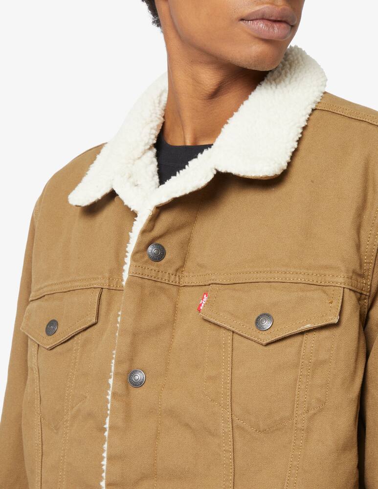 rinascente Levi's Cougar canvas sherpa jacket
