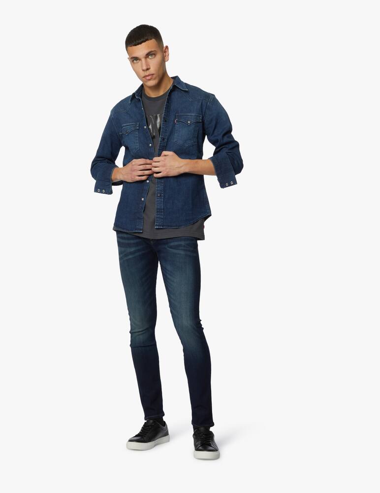 rinascente Levi's Barstow western camicia slim in denim 