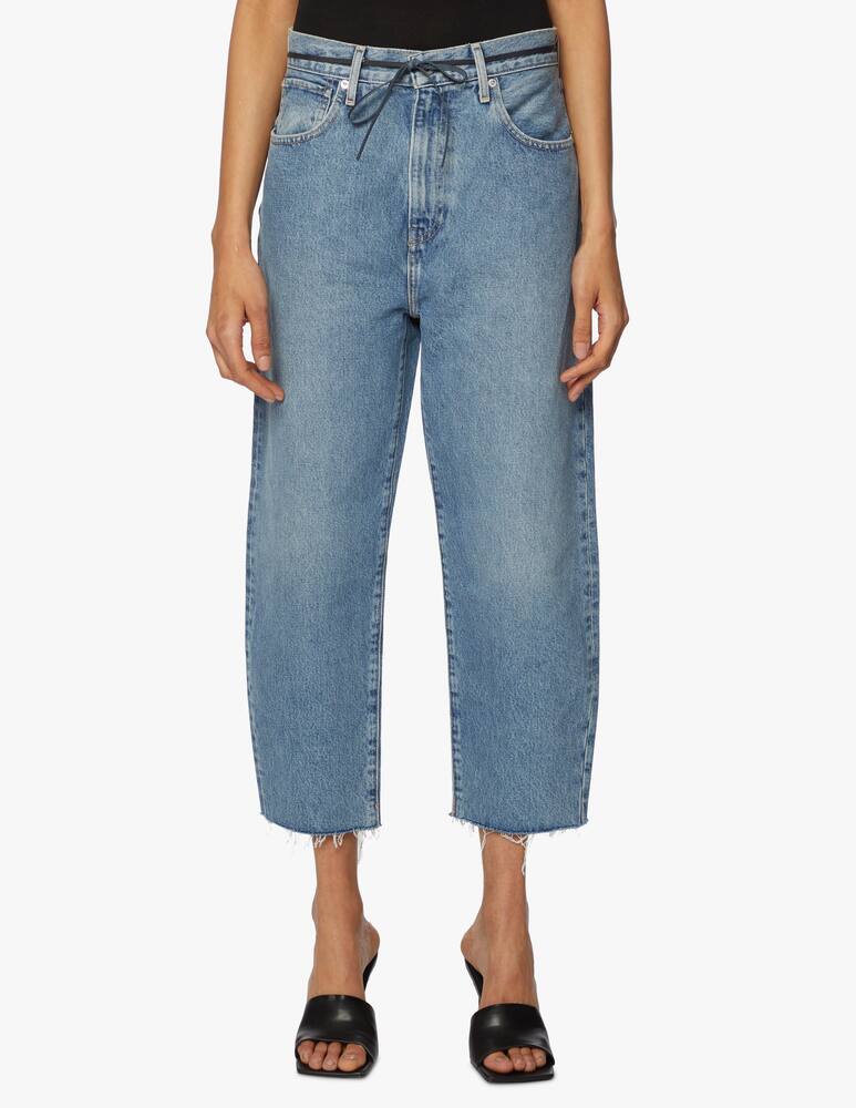 rinascente Levi's Made & Crafted Barrel jeans with raw edge