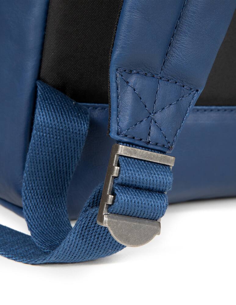 rinascente Eastpak Padded Pak'r Blue Leather zaino