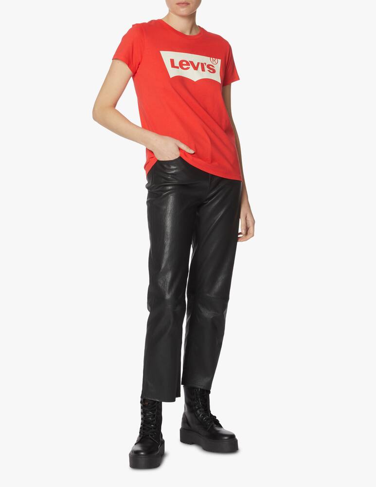 rinascente Levi's T-shirt in cotone con logo - rosso