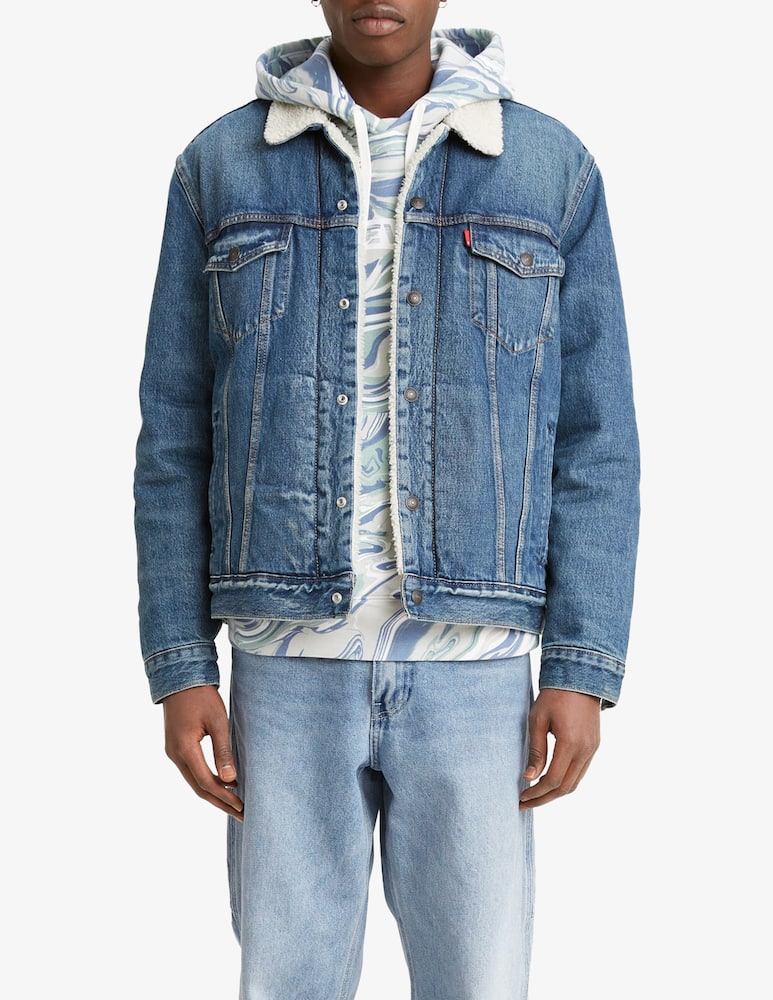 Levi's Giacca sherpa trucker denim - immagine 1 Levi's Giacca sherpa trucker denim - immagine 1