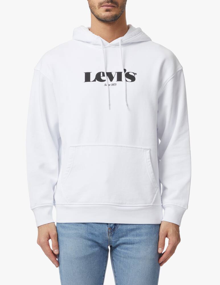 rinascente Levi's Felpa con cappuccio con logo relaxed fit