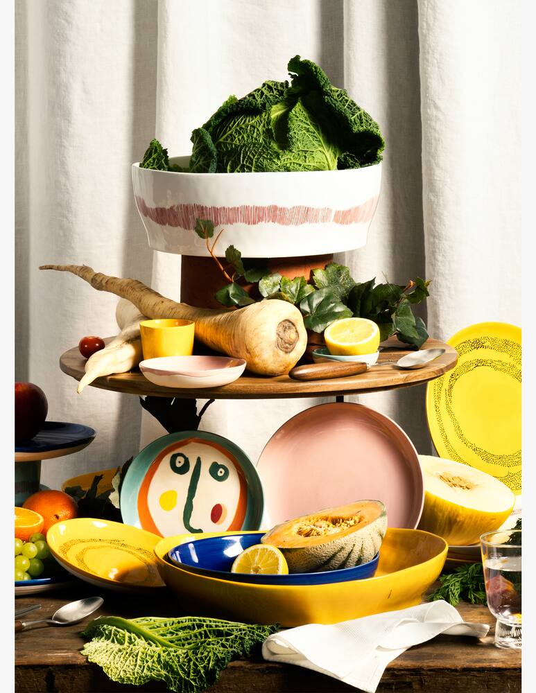 rinascente Serax Feast by Ottolenghi Fruit Plate Set 2 Pcs - Multi