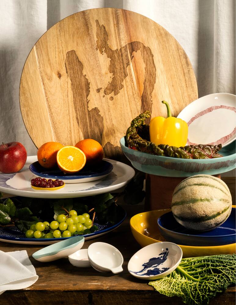 rinascente Serax Piatto Da Tapas Feast By Ottolenghi Set 4 Pezzi - Bianco