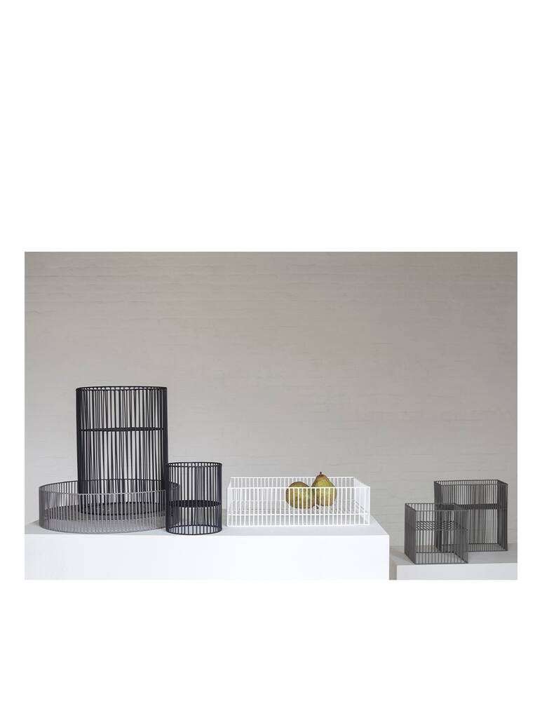 rinascente Serax Metal Sculptures by Antonino Sciortino Basket Turn - Grey