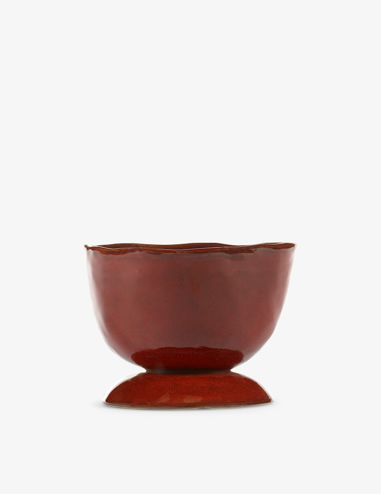 rinascente Serax High Bowl On Foot S Venetian Red La Mère