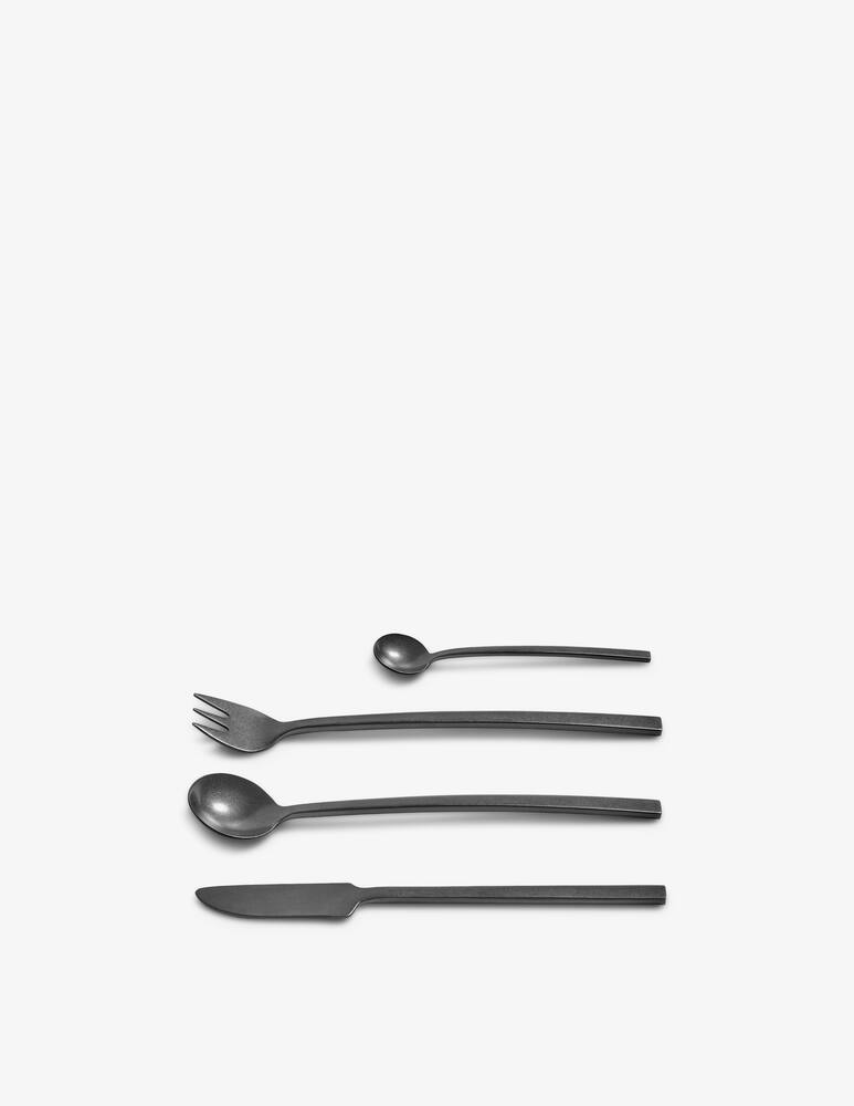 rinascente Serax Cutlery Set 24 Pcs Black Stone. La Mère