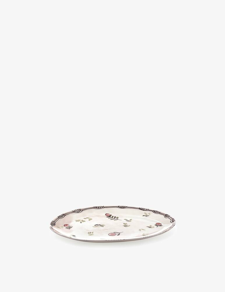 rinascente Marni Midnight Flowers Oval Plate °2 S Mirtillo nude